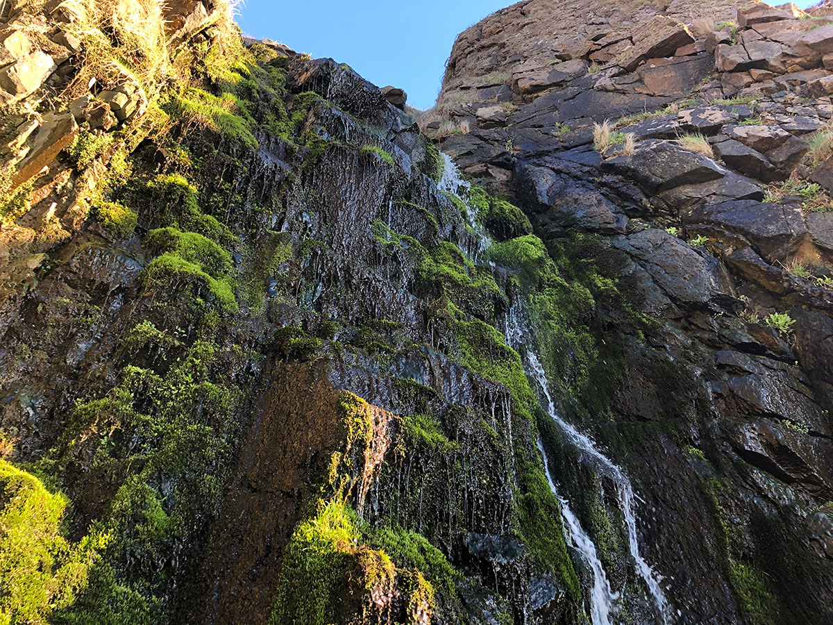 Blåskinsdalen vandfald